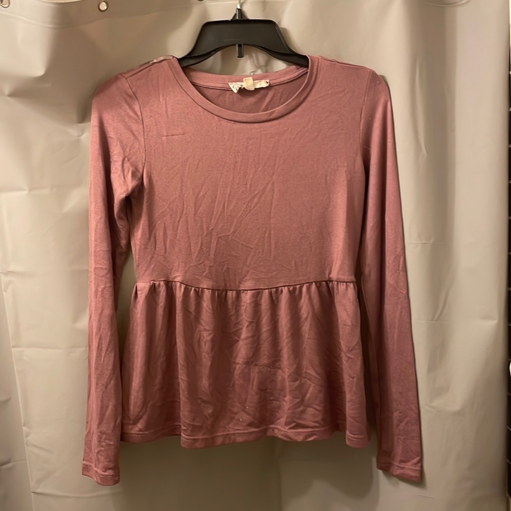 Cinched Waist BabyDoll LongSleeve